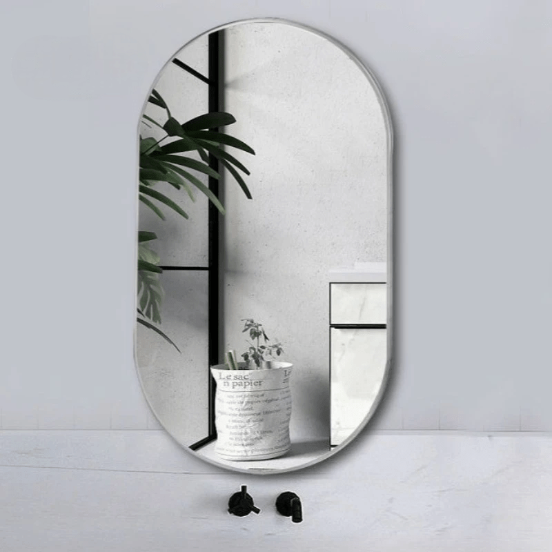Miroir ovale nordique pour salle de bains - Miroirlume