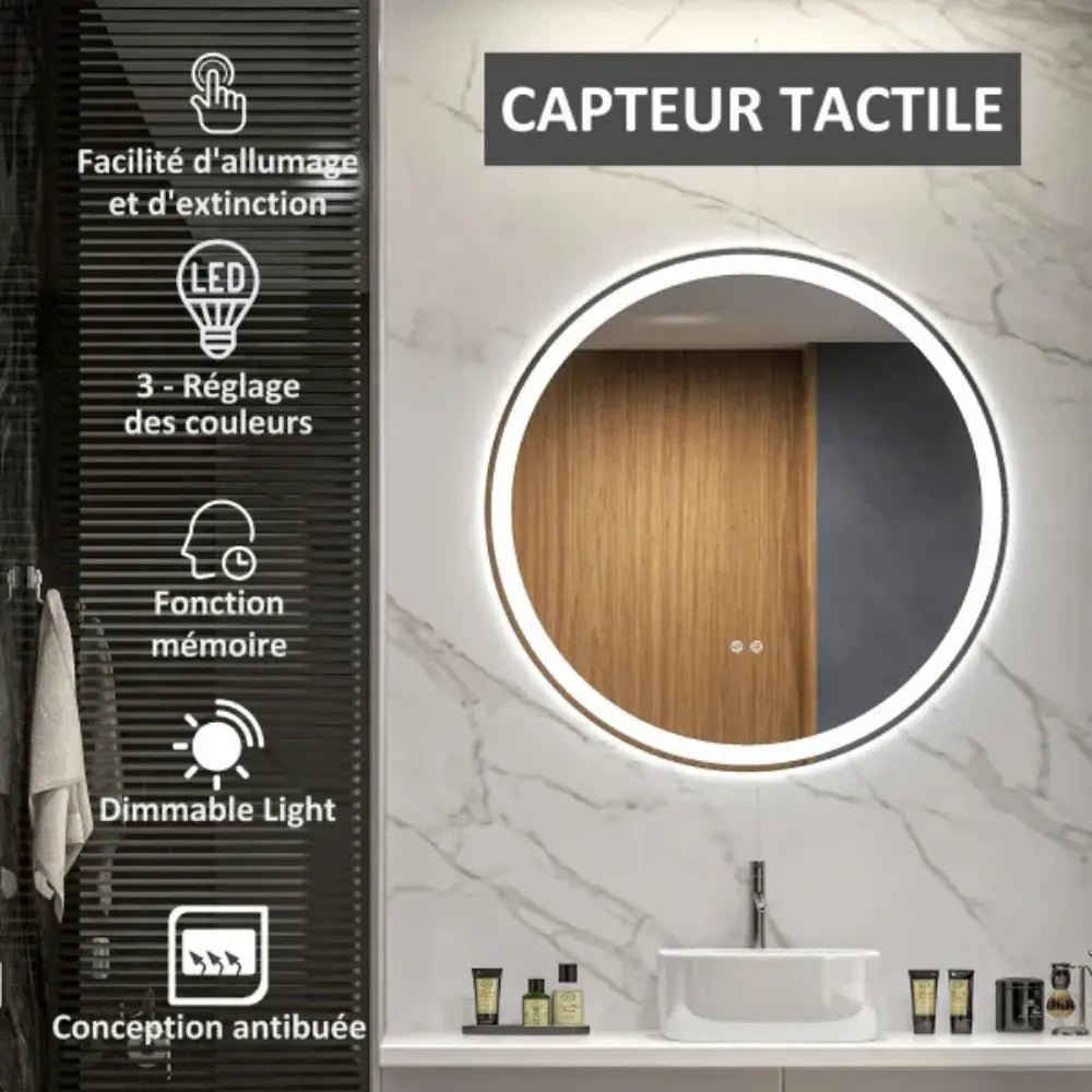 Miroir LED Anti - Buée - Miroirlume