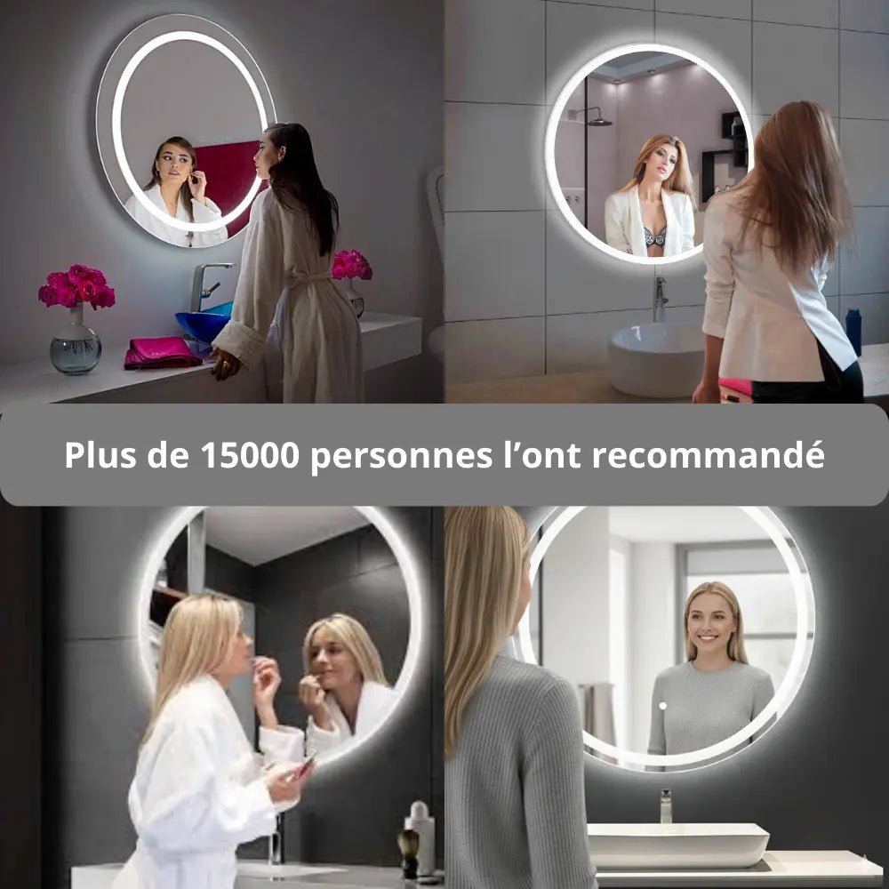 Miroir LED Anti - Buée - Miroirlume