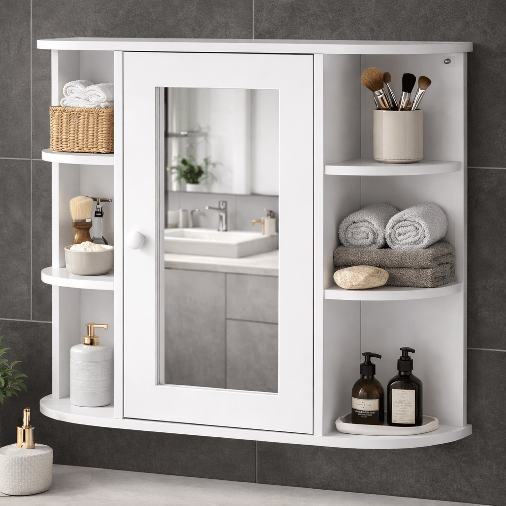 Armoire miroir salle de bain moderne et pratique - Miroirlume