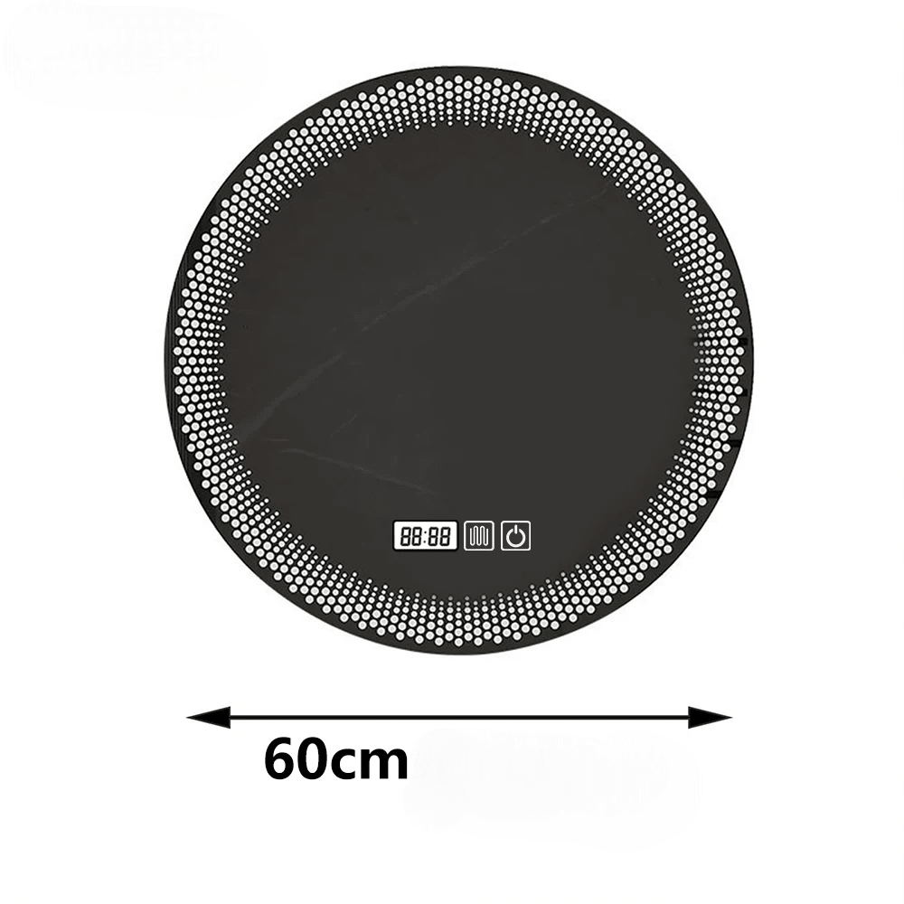 Miroir salle de bain rond éclairé LED intensité variable - Miroirlume