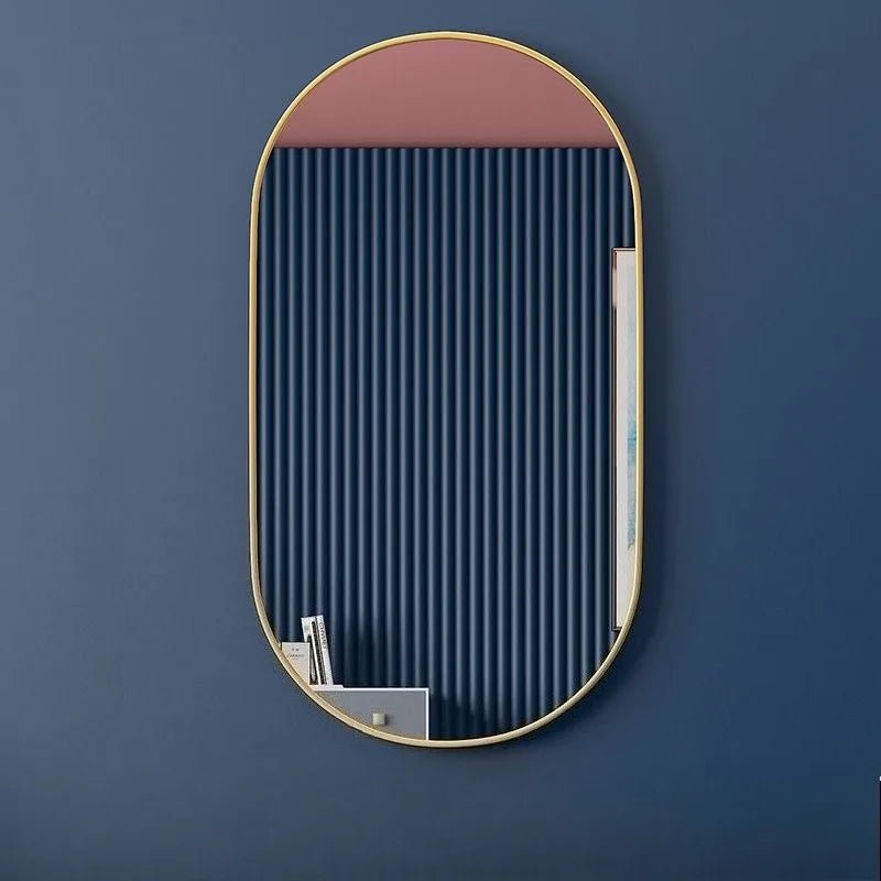Miroir ovale nordique pour salle de bains - Miroirlume