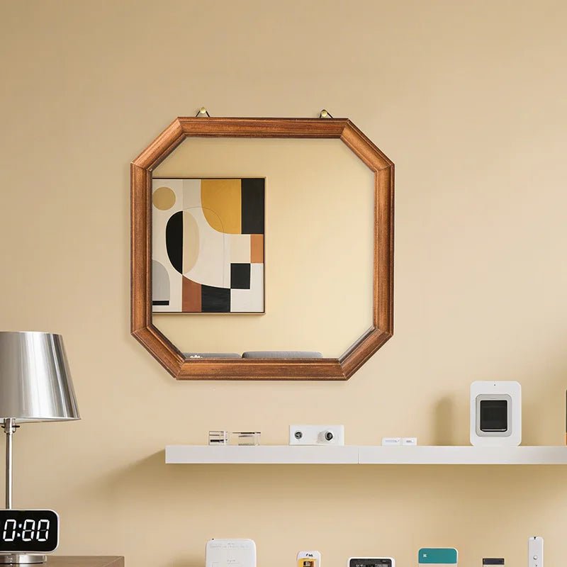 Miroir mural maquillage design vintage chambre - Miroirlume