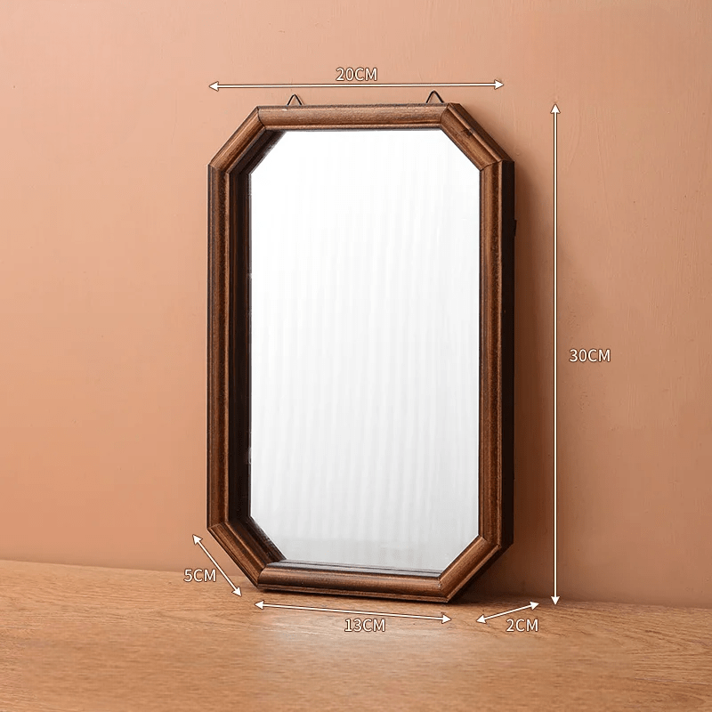 Miroir mural maquillage design vintage chambre - Miroirlume