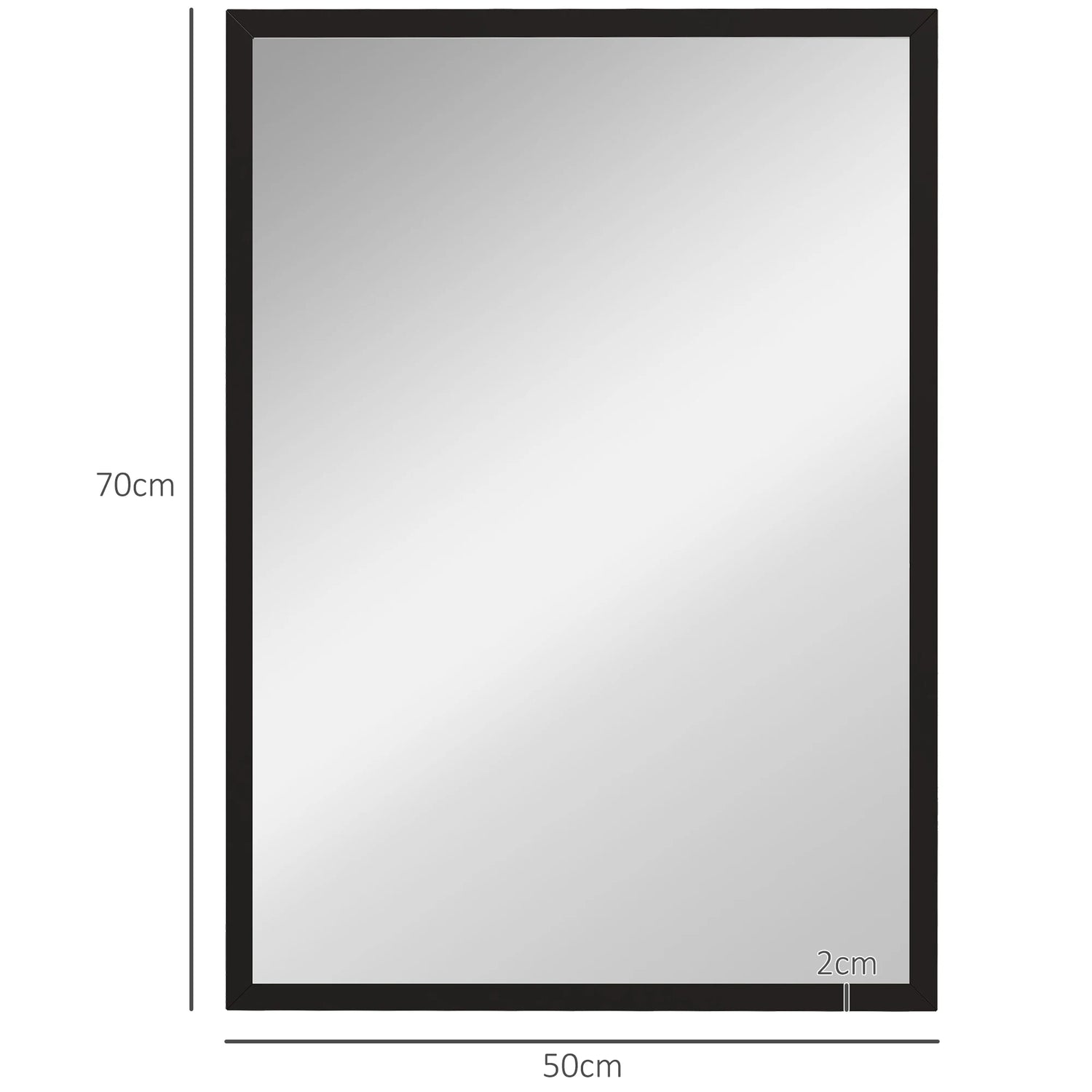 Miroir rectangulaire mural décoratif - Miroirlume