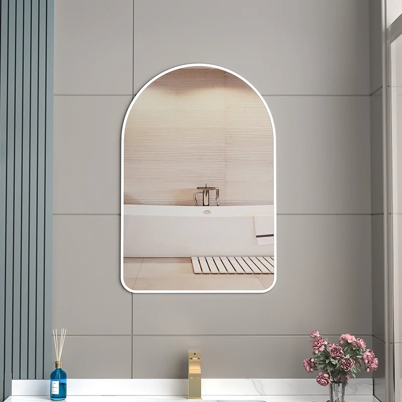 Miroir de salle de bain encadré antidéflagrant - Miroirlume