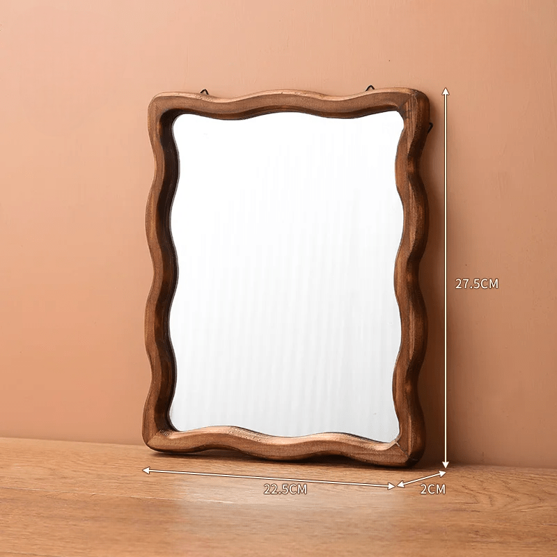 Miroir mural maquillage design vintage chambre - Miroirlume