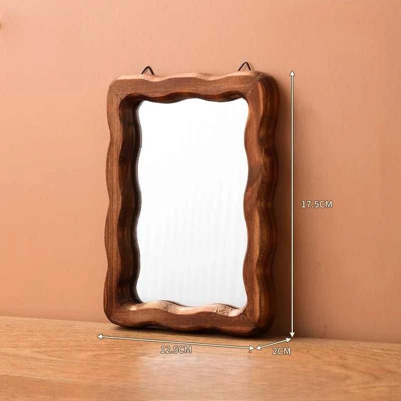 Miroir mural maquillage design vintage chambre - Miroirlume