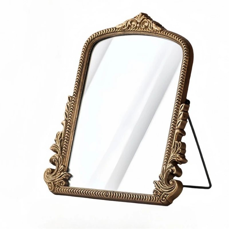 Miroir baroque doré mural vintage cadre bois - Miroirlume