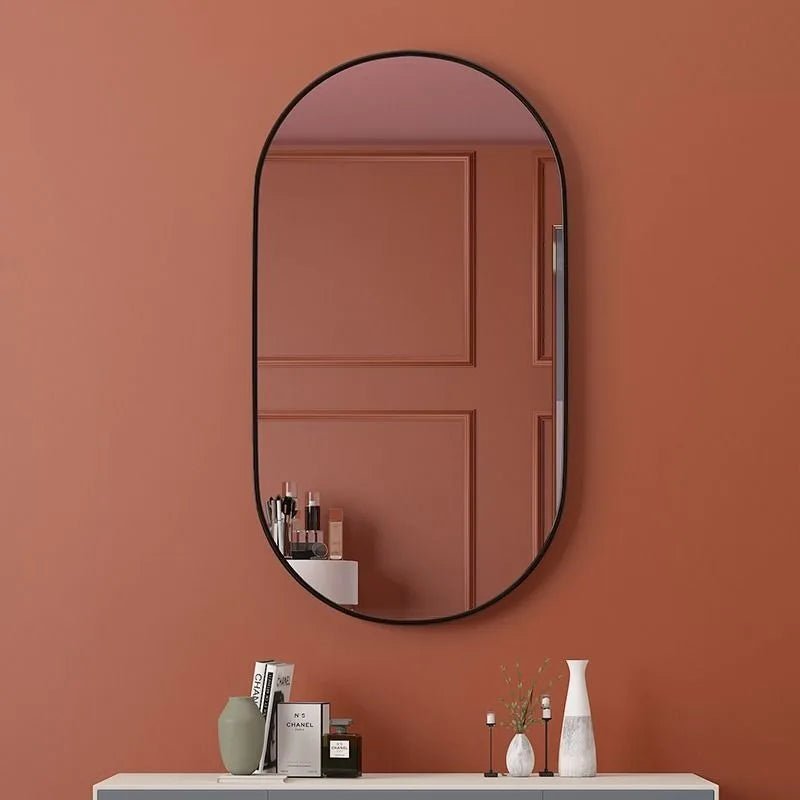 Miroir ovale nordique pour salle de bains - Miroirlume