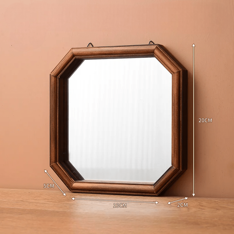 Miroir mural maquillage design vintage chambre - Miroirlume
