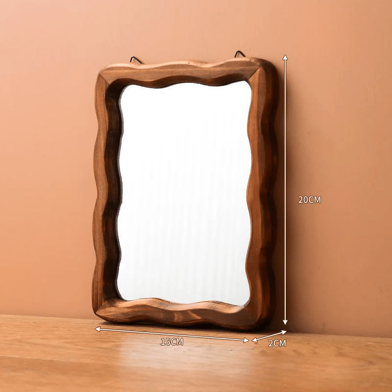 Miroir mural maquillage design vintage chambre - Miroirlume